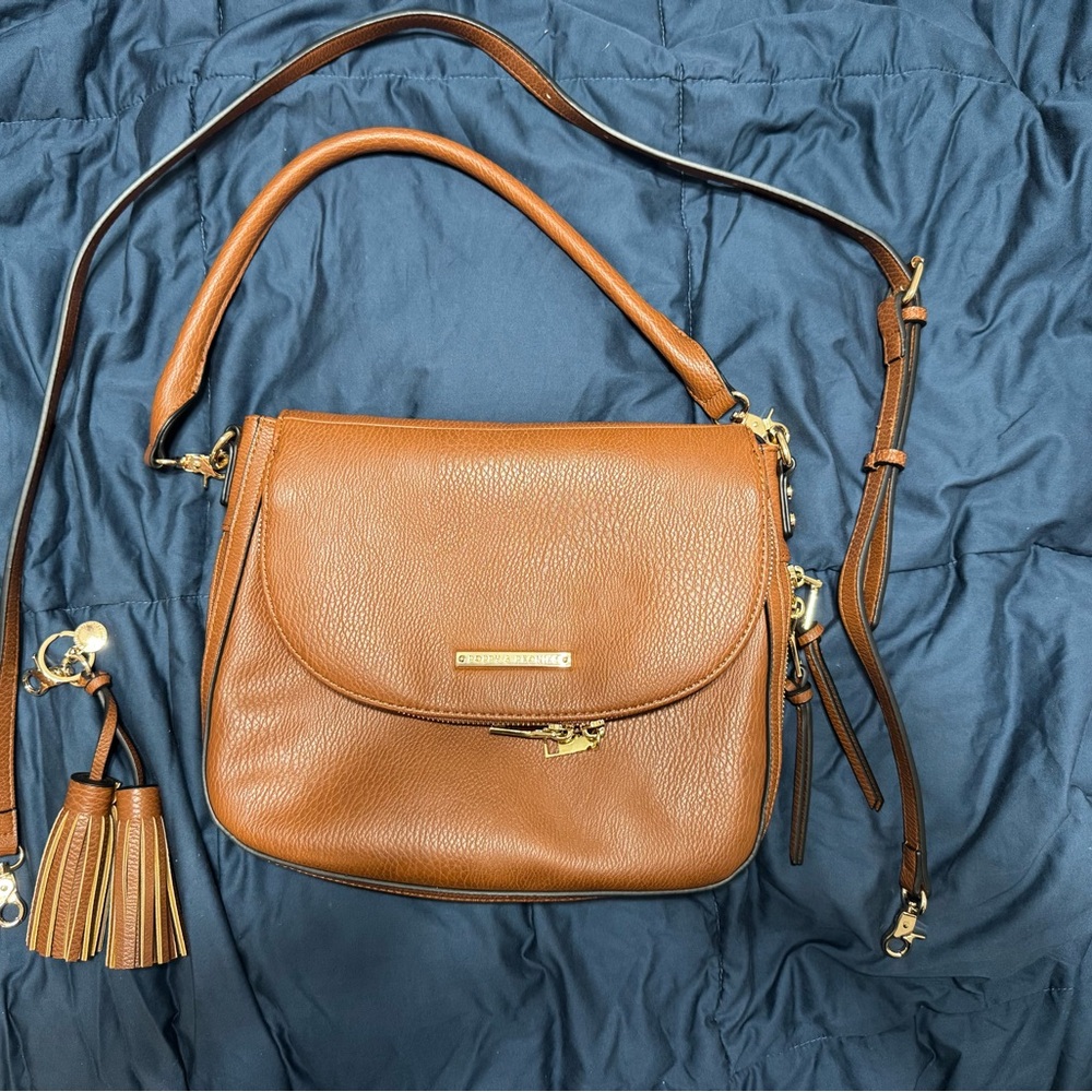 Poppy & Peonies Leather Shoulder or Crosbodt Bag